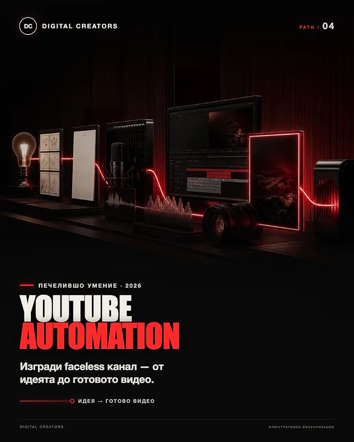 Обучение по YouTube Automation в Digital Creators